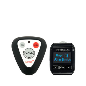 Sistema de Llamada Inalámbrico MMCall para Restaurantes, Botón de Llamada para Mesa, Buscapersonas para Camareros, Reloj para Hospitales y Restaurantes, <span class=keywords><strong>Se</strong></span> <span class=keywords><strong>Busca</strong></span> Distribuidor - Product Image 2