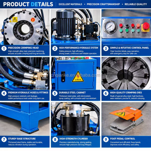 Máquina Hidráulica Totalmente Automática para Reducir Tubos, Formadora de Extremos Circulares y Cuadrados, para Tubos de Acero Inoxidable, con Función de Moldeado Invertido - Product Image 5