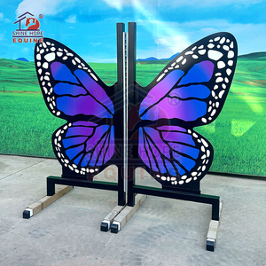 ShineHope <strong>Aluminum</strong> Equine Products Horse <strong>Show</strong> <strong>Jumps</strong> Training Wings for Horse <strong>Jump</strong> with Keyhole Track - Product Image 1