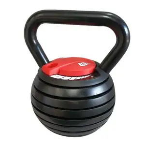 Renegade Reihen und andere Übungen erfordern Fitness studio einstellbarer Wettbewerb Kettle bell 32Kg verstellbare Kettle bell