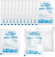 Pack de glace sèche en gel pour glacière alimentaire jetable en plastique personnalisable avec logo, feuille de congélation avec logo pour boîte à lunch