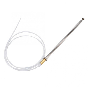 Antenne radio pour voiture Mercedes-Benz 1408270001 en acier inoxydable 75 ohms argentée - Product Image 1