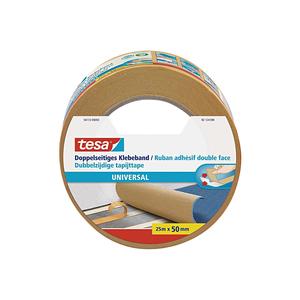 Tesa Double Sided Carpet Tape <b>25m</b> x 50mm Universal Adhesive Tape for Flooring - Product Image 1