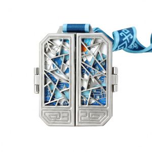 Médaille lumineuse en alliage de zinc avec spinner, conception OEM/ODM gratuite, vente en gros pour le taekwondo et la marche - Product Image 3