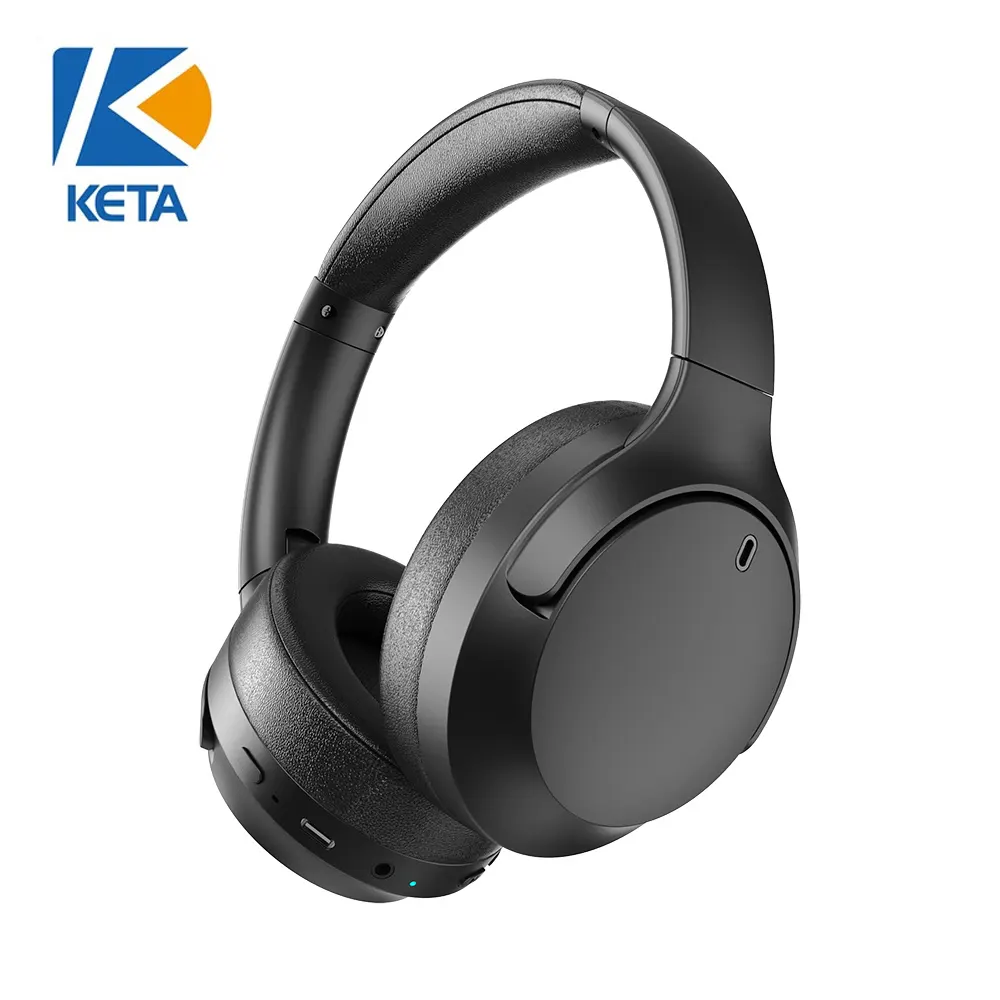 Auriculares con cancelación activa de ruido de graves profundos de buena calidad 100, auriculares para juegos Bluetooth