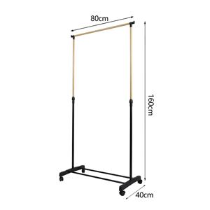 Eenpolige Draagbare Kledingrek Geassembleerde Metalen Rekken Kleding Kan Kleding Droge Kleding Ophangen Voor Opslag Organisator - Product Image 6