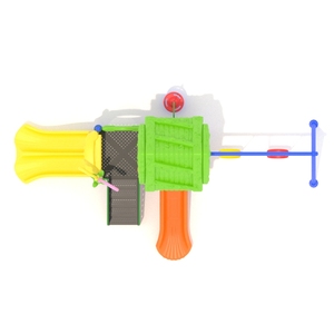 Nicro-terrain de jeux avec tuyau galvanisé, 3 diapositives, équipement de parc de divertissement en plein air à vendre - Product Image 3