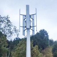 Éolienne verticale de 800W à 5KW, système d'énergie éolienne avec générateur éolien à aimant permanent triphasé pour la maison