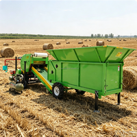 Machine d'emballage de foin et de ensilage de maïs à moteur diesel à prix abordable pour les fermes
