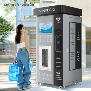 Mesin penjual air Osmosis terbalik komersial kecil dengan koin SDK/pembayaran Token 4G LTE dapat disesuaikan warna & bentuk - Product Image 1