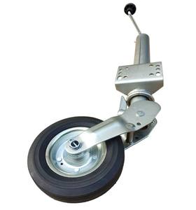 <span class=keywords><strong>Roue</strong></span> <span class=keywords><strong>jockey</strong></span> de remorque pliante <span class=keywords><strong>automatique</strong></span> de 60mm avec cric de langue de remorque à enroulement supérieur de 300mm avec <span class=keywords><strong>roue</strong></span> de 10" - Product Image 5