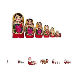 FQ thương hiệu xếp chồng trẻ em matryoshka stackable đích thực gỗ nga nesting doll