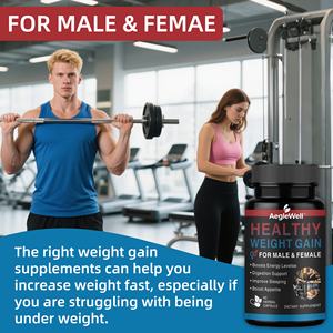 Kapsul penambah berat badan pabrik AegleWell suplemen Protein penambah berat badan cepat untuk wanita dan pria kapsul pelangsing - Product Image 3