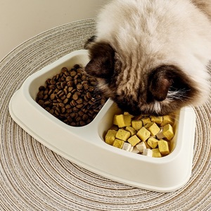 Bol double pour chat Chong Ke, en PP, anti-renversement, pour nourriture pour chats - Product Image 2