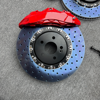 Couleur de frein personnalisée 6 pots Racing Auto System Big Brake Kit 6 pistons étrier de frein électronique pour Mercedes Benz Amg W205 W207 W211