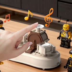 Mini batterie électronique créative à commande tactile, instrument de percussion, jouet musical pour enfants, très vendue - Product Image 1