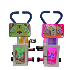 Bicicleta de burbujas interactiva operada por monedas de retorno rápido Vendo Machine Kids Ride on Electric Bubble Bike para patio interior - Product Image 3