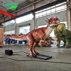 Proveedor Chino de Dinosaurios Animatrónicos Mecánicos para Parques de Diversiones, Modelo de Pachicefalosaurio de Tamaño Real para Parques Temáticos - Product Image 1