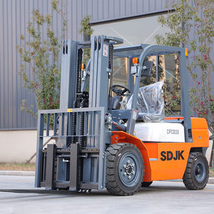 SDJK Chinese Four Wheel 3 Ton Diesel Forklift EPA Engine <strong>Fork</strong> <strong>Lift</strong> Three Stage Mast All-Terrain Mini <strong>Small</strong> off Road Forklifts - Product Image 5