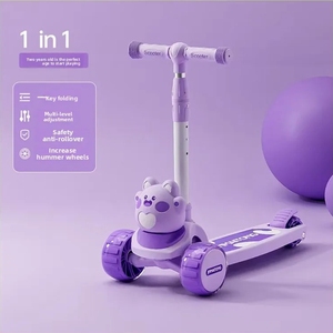 Trottinette électrique à trois roues pour enfants de 1 à 12 ans, garçons et filles, avec capteur antidérapant, en plastique - Product Image 5