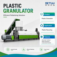 Machine de granulation de plastique à haut rendement, extrudeuse à double vis, granulateur pour la fabrication de granulés de recyclage PP PE PVC