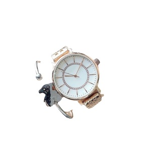 Tây Ban Nha mới lưới phụ nữ màu đỏ của nam giới thạch anh kim cương đồng hồ, Đồng hồ chống thấm nước - Product Image 5