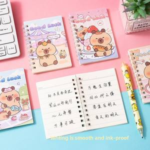 Cuaderno de bobina enrollable con texto bonito para <span class=keywords><strong>estudiantes</strong></span> de escuela primaria, Mini A7, Bloc de notas en espiral, pantalones de bolsillo con solapa, manual de palabras para <span class=keywords><strong>estudiantes</strong></span> - Product Image 2