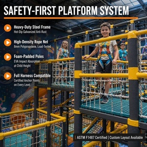 Estructura de Juego Suave Multinivel con Temática Espacial, Personalizada con Certificado ASTM, para Uso Comercial en Interiores para Niños - Product Image 3