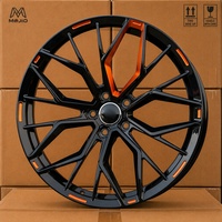 Jantes de voiture sport personnalisées en alliage d'aluminium forgé léger MOJIO 5x120, 18, 19, 20, 21 pouces, pour la modification des performances des voitures de sport