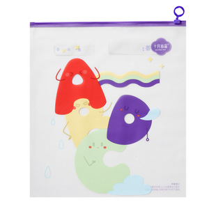 October Crystal Baby Diaper <b>Storage</b> Bag Reusable Zipper Rectangle Easy <b>Storage</b> Hook Type Multipurpose <b>Clothes</b> Organizer - Product Image 1