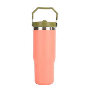 Tumbler Personalizzato <span class=keywords><strong>da</strong></span> 30oz con Cannuccia, Tazza <span class=keywords><strong>da</strong></span> Viaggio in Acciaio Inox a Doppia Parete Isolata Sottovuoto, Bottiglia d'Acqua Sportiva per Regali - Product Image 5
