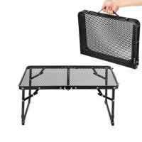 Table pliante en maille pour l'extérieur, le jardin, les banquets, la restauration, le barbecue, le camping, les pique-niques