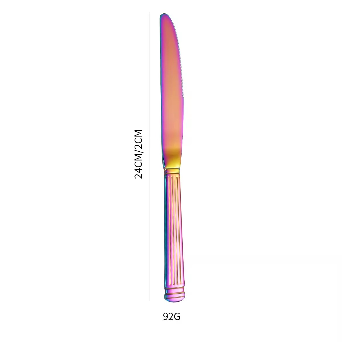 Couteau de table coloré