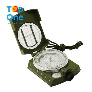 TopOne gros classique en aluminium survie géologique randonnée orientation boussole d'arpentage de haute précision - Product Image 1