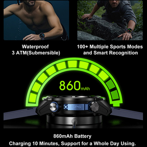 <span class=keywords><strong>2025</strong></span> mới DT G1 thông minh đồng hồ xây dựng trong GPS ẩn bản đồ 4GB lưu trữ 3ATM không thấm nước 860mAh pin ngoài trời thể dục thể thao Smartwatch - Product Image 4