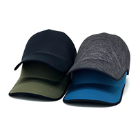 Gorra de Béisbol de Poliéster Moldeado de una Pieza, Unisex, Sólida, sin Costuras, Ajustable, de Secado Rápido y Transpirable, Gorras de Béisbol al por Mayor