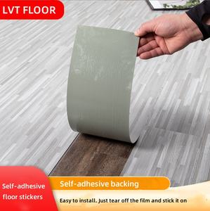 Carrelage de luxe en <span class=keywords><strong>vinyle</strong></span> LVT à dos sec à colle de 1MM 2MM flexible à motif en bois pour l'intérieur personnalisé - Product Image 2