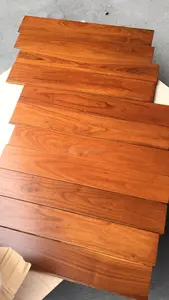 Suelo de madera maciza de teca mongola, suelo de madera de teca china para interiores