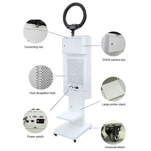 Photomaton Miroir Magique avec Écran Tactile LCD 21,5/32 Pouces, Appareil <span class=keywords><strong>Photo</strong></span> Reflex Numérique, Lumière Annulaire pour Mariage et Fêtes - Product Image 6