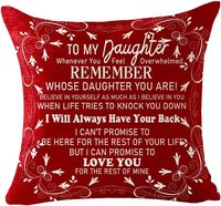 Almohadas con palabras personalizadas, sofá cuadrado, hogar, dulces amantes, funda de cojines, funda para regalo, como Día de la madre más lejano