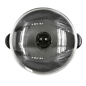 Sartén Eléctrica HANABISHI de 12 Pulgadas y 1000W, Color Negro Mate, Tapa de Vidrio Antiadherente, Capacidad de 2.5L, Modelo HGP-39, Multifunción, para Uso en Exteriores y en el Hogar - Product Image 4