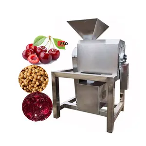 Fabrika meyve püresi kağıt hamuru makinesi/suyu vida sıkma ekipmanları ekstraktör makinesi