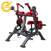 Machine à triceps professionnelle pour salle de sport, appareil d'extension des bras robuste à charge de plaques en acier avec coussinets pour les bras