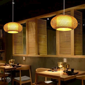 Освещение ресторана из массива дерева светодиодная люстра и современная лампа сельскохозяйственная деревянная люстра - Product Image 3