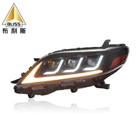 Lampu Depan Mobil LED Remote FQD83 Alat Retrofit Lampu Depan Mobil Matrix Scheinwerfer untuk Toyota Sienna 2011-2018