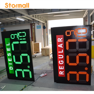 ป้ายแสดงราคาแก๊สแบบกันน้ำ ตู้เหล็ก พร้อมไฟ LED แสดงราคาแบบ 7 ส่วน สำหรับปั๊มน้ำมัน - Product Image 3