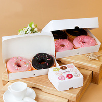 Boîtes d'emballage pour boulangerie en gros, personnalisées avec logo, écologiques, biodégradables, en matériaux recyclés, pour beignets, biscuits, gâteaux, pain, pâtisseries