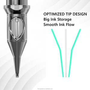 पेशेवर डिस्पोजेबल स्टेनलेस स्टील टैटू सुई कारतूस आईब्रो होंठ शरीर कला झिल्ली कारतूस - Product Image 2