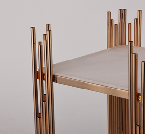 Altın <span class=keywords><strong>Metal</strong></span> kare ekran altın kaide kek <span class=keywords><strong>stand</strong></span>ı düğün parti etkinlikleri dekorasyon - Product Image 5