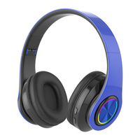Casque sans fil pliable B39 à suppression active du bruit, lumineux, circum-auriculaire, pour DJ, voyage, sport et gaming – Vente directe usine